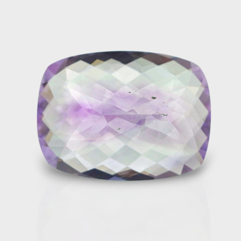 Pink Amethyst 24x18mm Checkerboard Cushion AA Grade Loose Gemstone - 148491