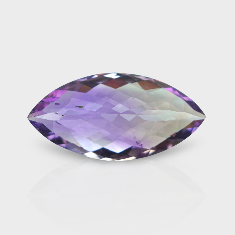 Pink Amethyst 30x15mm Checkerboard Marquise AA Grade Loose Gemstone - 152662