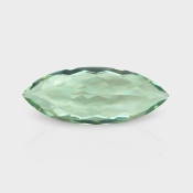 Green Amethyst 28.5x11.5mm Checkerboard Marquise AAA Grade Loose Gemstone - 158728