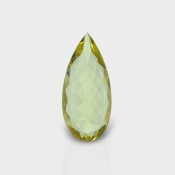 Green Beryl 22x10mm Faceted Pear AA Grade Loose Gemstone - 158156