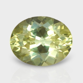 Green Beryl 14.5x11.5mm Faceted Oval AAA Grade Loose Gemstone - 158291