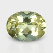 Green Beryl 10x7.5mm Faceted Oval AAA Grade Loose Gemstone - 158295