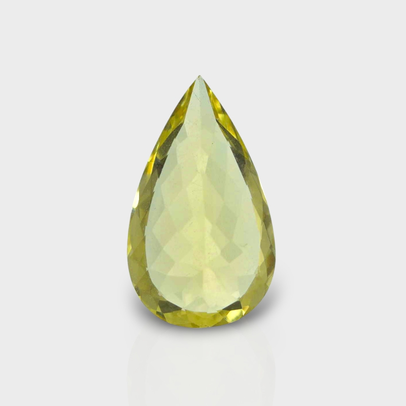 Green Beryl 16.5x9.5mm Faceted Pear AAA Grade Loose Gemstone - 158302