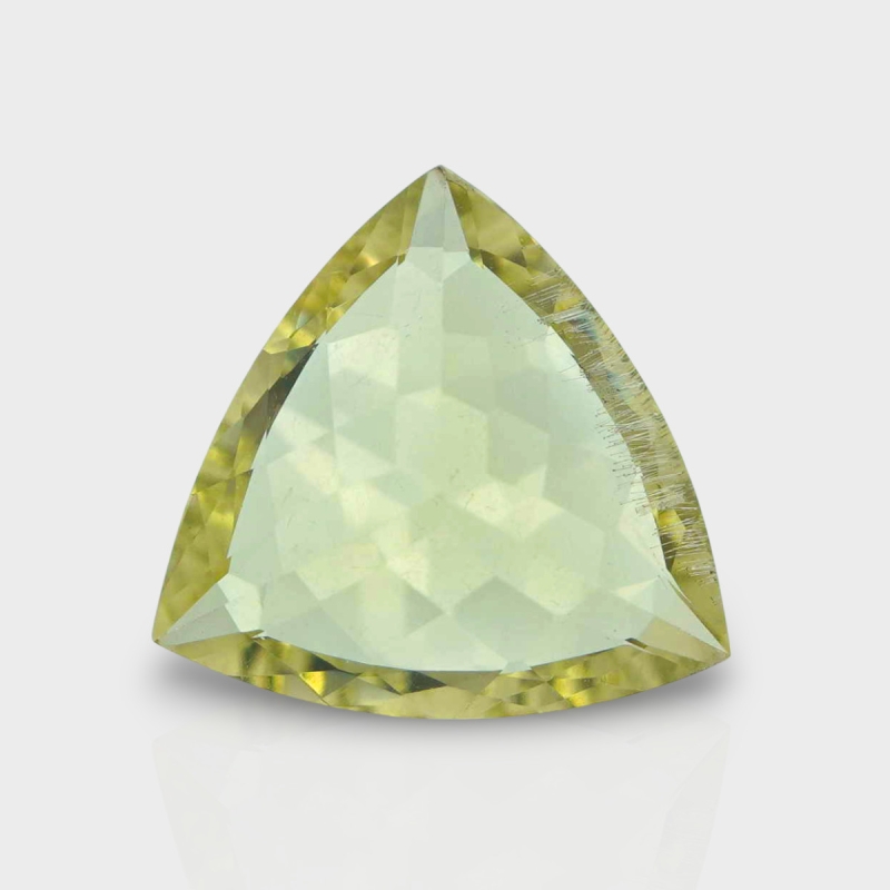 Green Beryl 14.5mm Faceted Trillion AA+ Grade Loose Gemstone - 158155