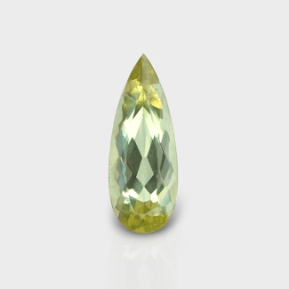 Green Beryl 20x7.5mm Faceted Pear AA Grade Loose Gemstone - 158157