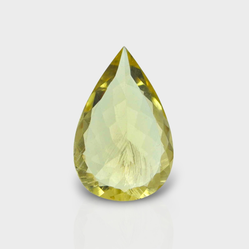 Green Beryl 19x12mm Faceted Pear AA Loose Gemstone - 158158