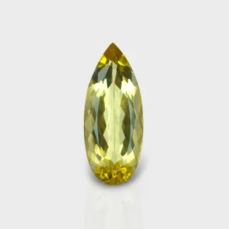 Green Beryl 34.5x14.5mm Faceted Pear AAA Grade Loose Gemstone - 158191