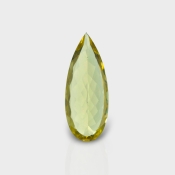 Green Beryl 36x14.5mm Faceted Pear AAA Grade Loose Gemstone - 158206