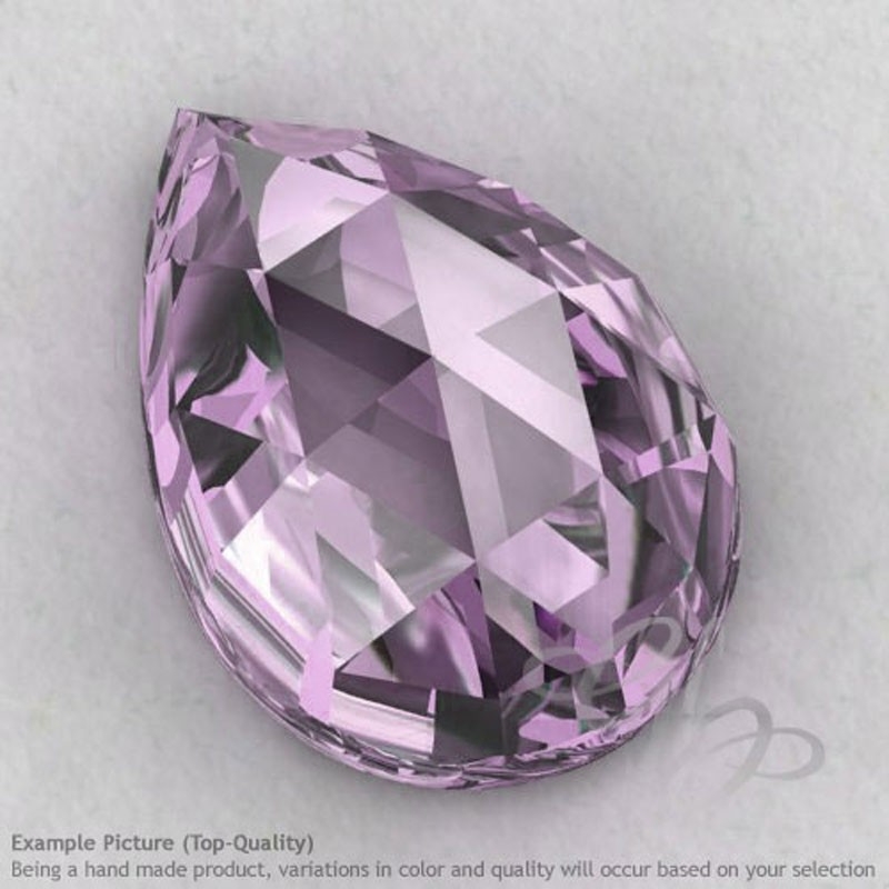 Pink Amethyst Pear Shape Calibrated Cabochons