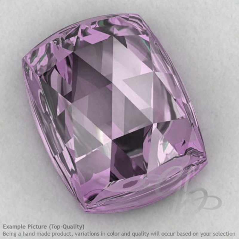 Pink Amethyst Cushion Shape Calibrated Cabochons