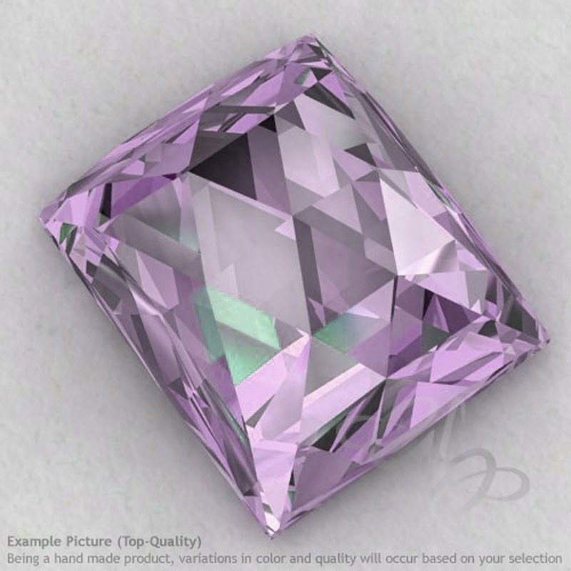 Pink Amethyst Baguette Shape Calibrated Cabochons