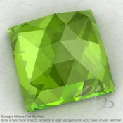 Peridot Square Shape Calibrated Cabochons