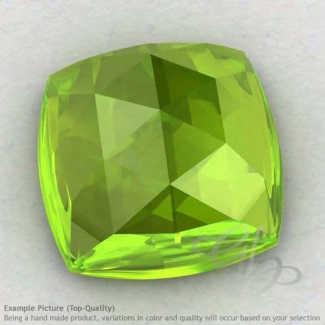 Peridot Square Cushion Shape Calibrated Cabochons