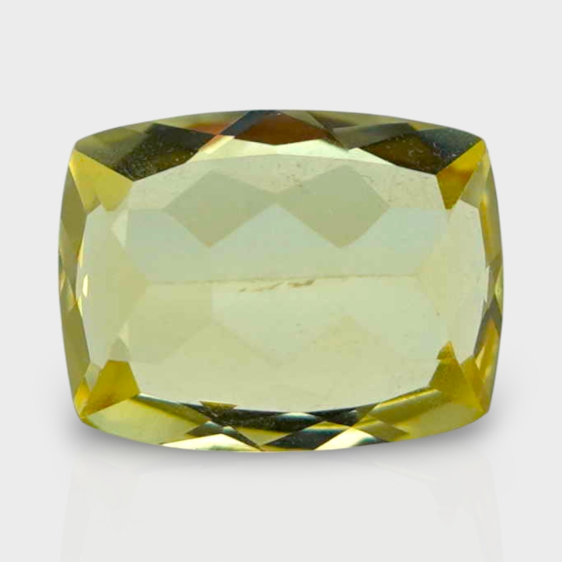 Yellow Beryl 10x8mm Faceted Cushion AAA Grade Loose Gemstone - 142709