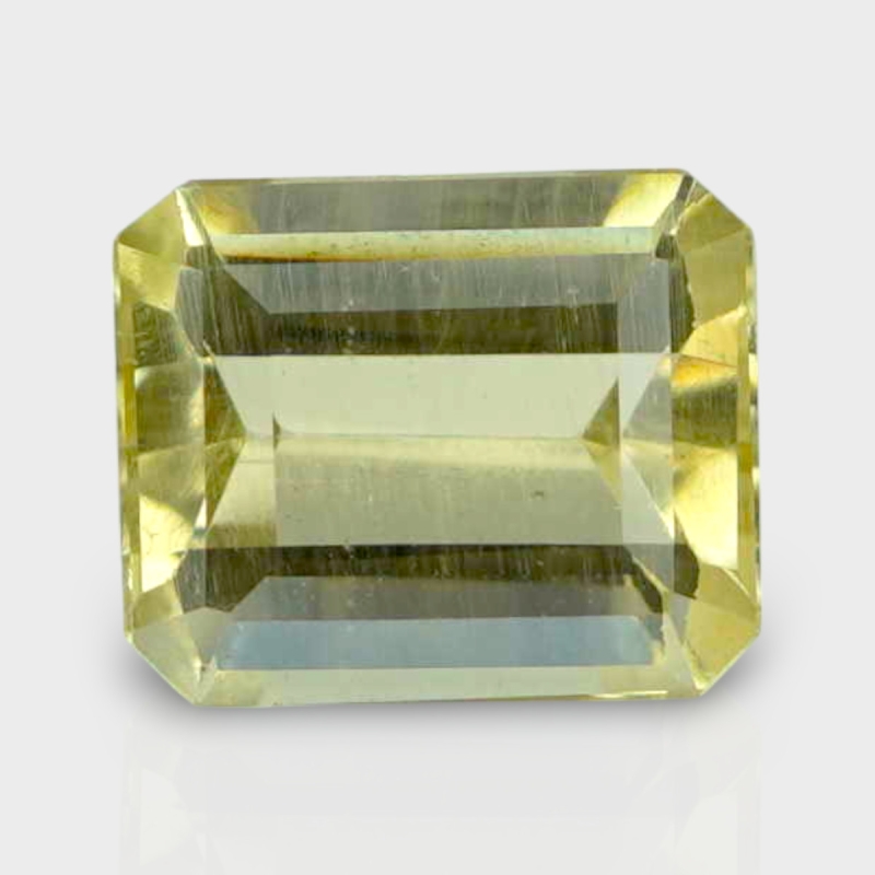 Yellow Beryl 8.5x7mm Step Cut Octagon AA+ Loose Gemstone - 142712