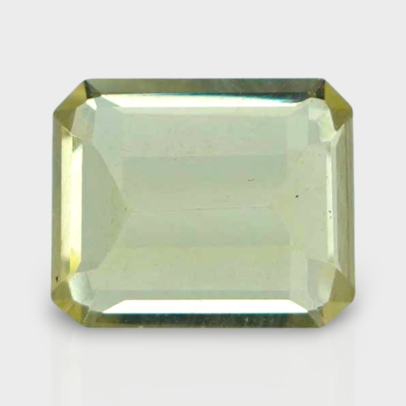 Yellow Beryl 8.5x7mm Step Cut Octagon AA+ Loose Gemstone - 142712