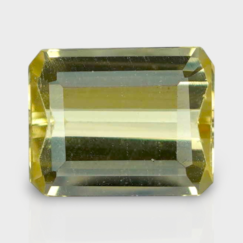 Yellow Beryl 9.5x7.5mm Step Cut Octagon AA+ Loose Gemstone - 142713