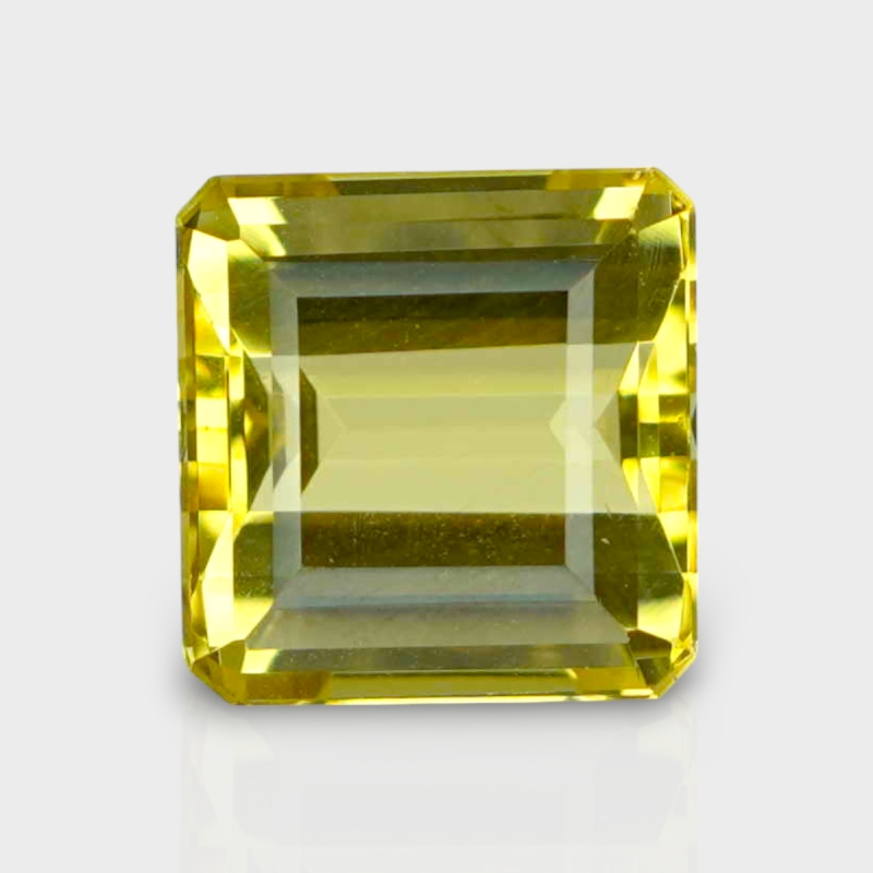Yellow Beryl 9mm Step Cut Octagon AAA Grade Loose Gemstone - 142717