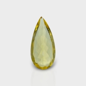 Yellow Beryl 18.5x8.5mm Faceted Pear AAA Grade Loose Gemstone - 142733