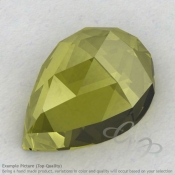 Olive Quartz Pear Shape Calibrated Cabochons