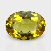 Yellow Beryl 13x9.5mm Faceted Oval AAA Grade Loose Gemstone - 142773