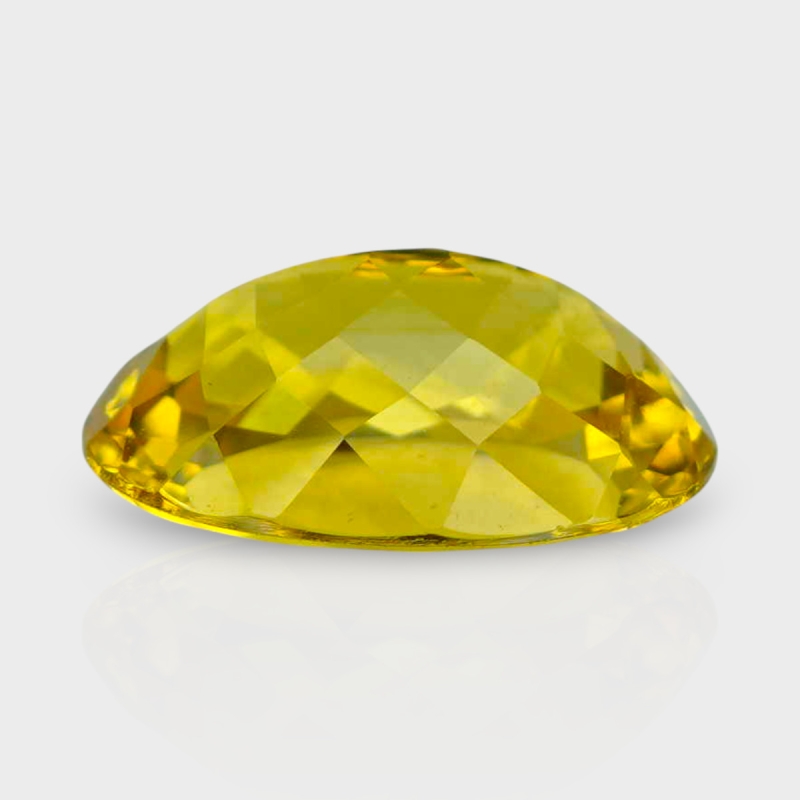 Yellow Beryl 13x9.5mm Faceted Oval AAA Grade Loose Gemstone - 142773