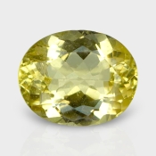 Yellow Beryl 12x10mm Faceted Oval AA+ Grade Loose Gemstone - 142780