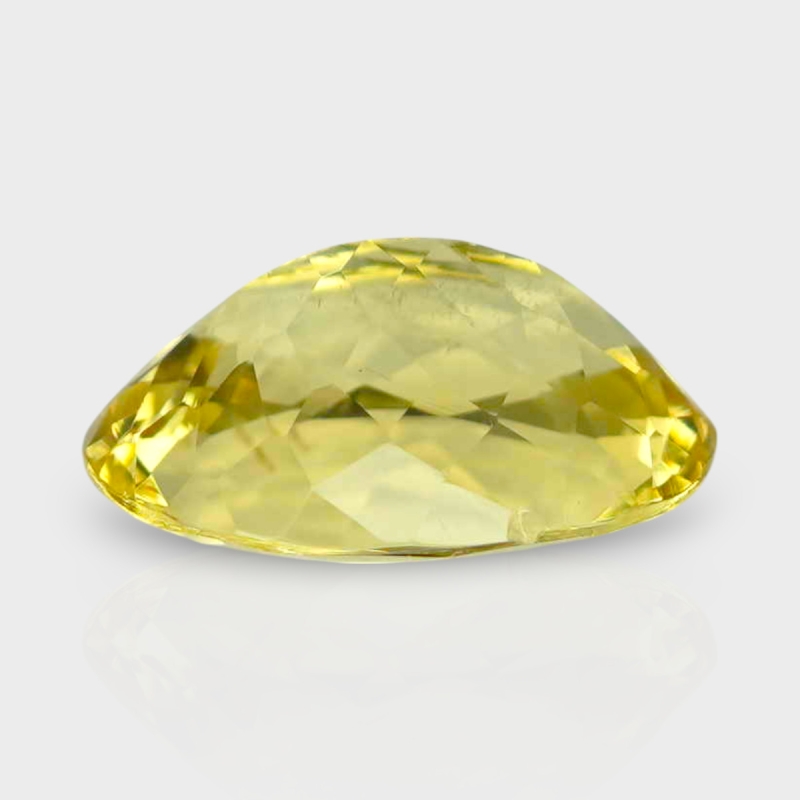 Yellow Beryl 12x10mm Faceted Oval AA+ Grade Loose Gemstone - 142780