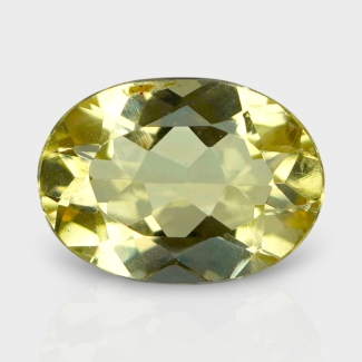 Yellow Beryl 11.5x8.5mm Faceted Oval AA+ Grade Loose Gemstone - 142786