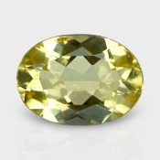 Yellow Beryl 11.5x8.5mm Faceted Oval AA+ Grade Loose Gemstone - 142786