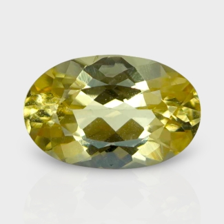 Yellow Beryl 12x8mm Faceted Oval AAA Grade Loose Gemstone - 142787