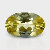 Yellow Beryl 12x8mm Faceted Oval AAA Grade Loose Gemstone - 142787