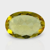 Yellow Beryl 13x9mm Faceted Oval AA+ Grade Loose Gemstone - 142789
