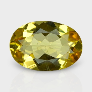 Yellow Beryl 13x9mm Faceted Oval AA+ Grade Loose Gemstone - 142789