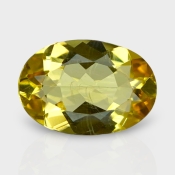 Yellow Beryl 13x9mm Faceted Oval AA+ Grade Loose Gemstone - 142789