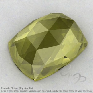 Olive Quartz Cushion Shape Calibrated Cabochons