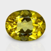 Yellow Beryl 12x9.5mm Faceted Oval AA+ Grade Loose Gemstone - 142793