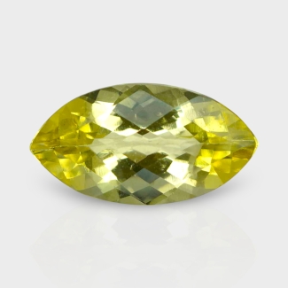Yellow Beryl 15X8mm Checkerboard Marquise AAA Grade Loose Gemstone - 154046