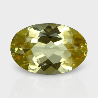 Yellow Beryl 14.5X9.5mm Faceted Oval AAA Grade Loose Gemstone - 154050
