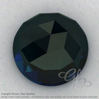 London Blue Topaz Round Shape Calibrated Cabochons