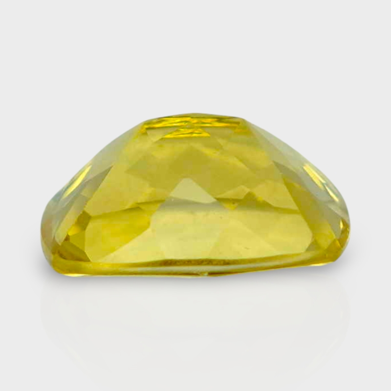 Yellow Beryl 10.5x9mm Faceted Cushion AAA Grade Loose Gemstone - 154065