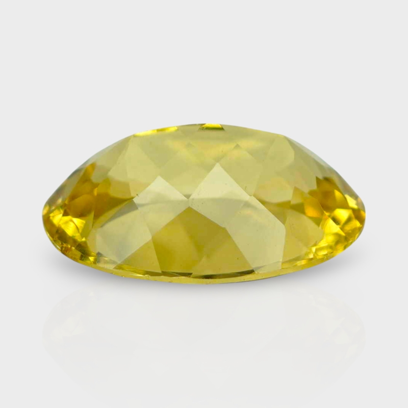 Yellow Beryl 15x11mm Faceted Oval AAA Grade Loose Gemstone - 158235