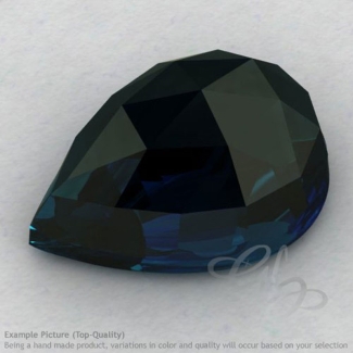 London Blue Topaz Pear Shape Calibrated Cabochons