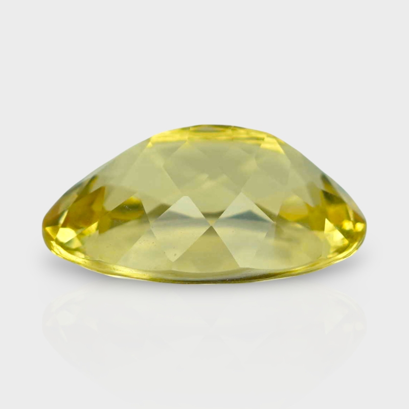 Yellow Beryl 17x12mm Faceted Oval AAA Grade Loose Gemstone - 158239