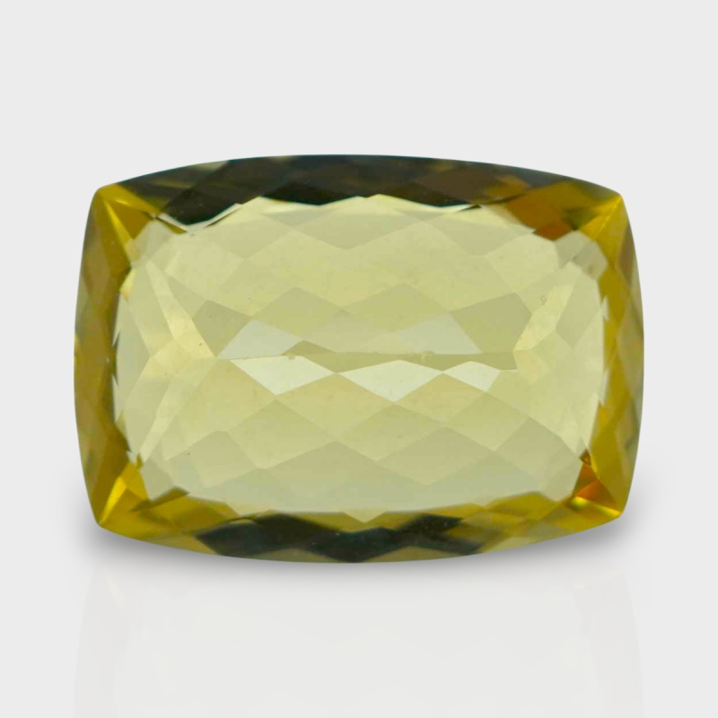 Yellow Beryl 18x13mm Faceted Cushion AAA Grade Loose Gemstone - 158240