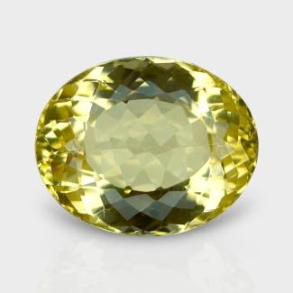 Yellow Beryl 16x13mm Faceted Oval AAA Grade Loose Gemstone - 158242