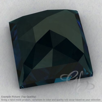 London Blue Topaz Square Shape Calibrated Cabochons
