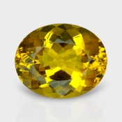 Yellow Beryl 17x14mm Faceted Oval AAA Grade Loose Gemstone - 158244