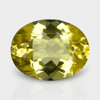 Yellow Beryl 16.5x13mm Faceted Oval AAA Grade Loose Gemstone - 158246