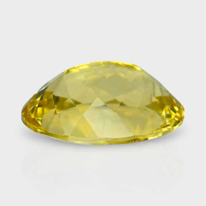 Yellow Beryl 16.5x13mm Faceted Oval AAA Grade Loose Gemstone - 158246